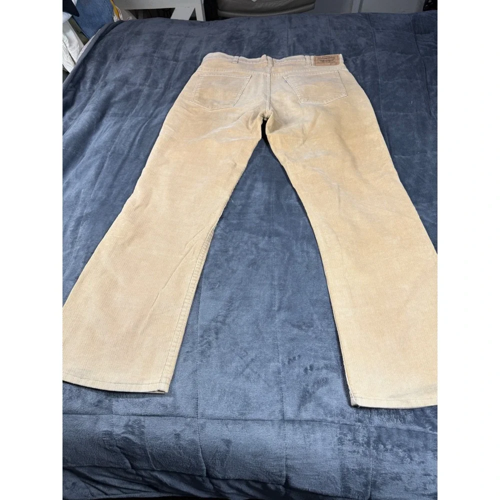 Vintage Levis‎ 517 Corduroy Pants Mens 38x30 Tan Beige Bootcut Made in USA